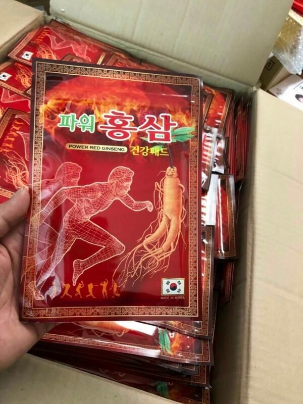 Himena Korean red ginseng patch effectively reduces pain and fatigue - Red - Image 3