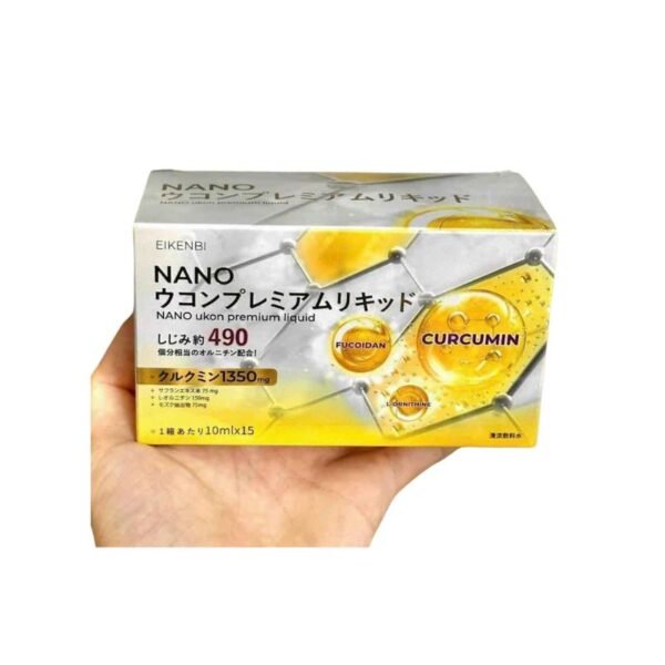 Eikenbi Nano Ukon Premium Liquid Turmeric Essence Drink Supports Immune Boost 10ml/tube - Image 2