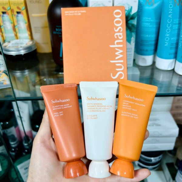 Set of 3 Sulwhasoo Mini masks 35ml x3 (peel mask/ clay mask/ sleeping mask) - Image 2