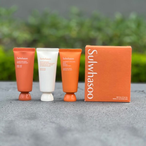 Set of 3 Sulwhasoo Mini masks 35ml x3 (peel mask/ clay mask/ sleeping mask)